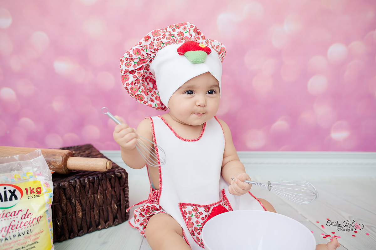 Ensaio do acompanhamento da Julia de 9 meses