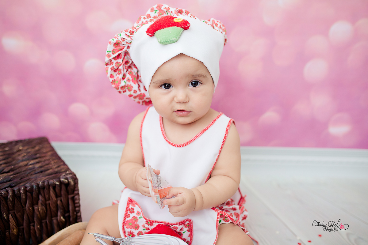 Ensaio do acompanhamento da Julia de 9 meses