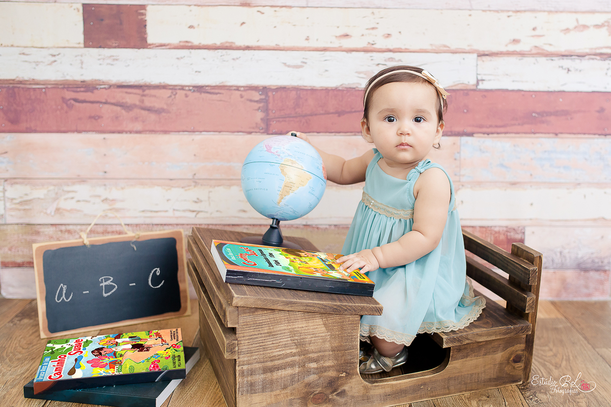 Ensaio do acompanhamento da Julia de 9 meses