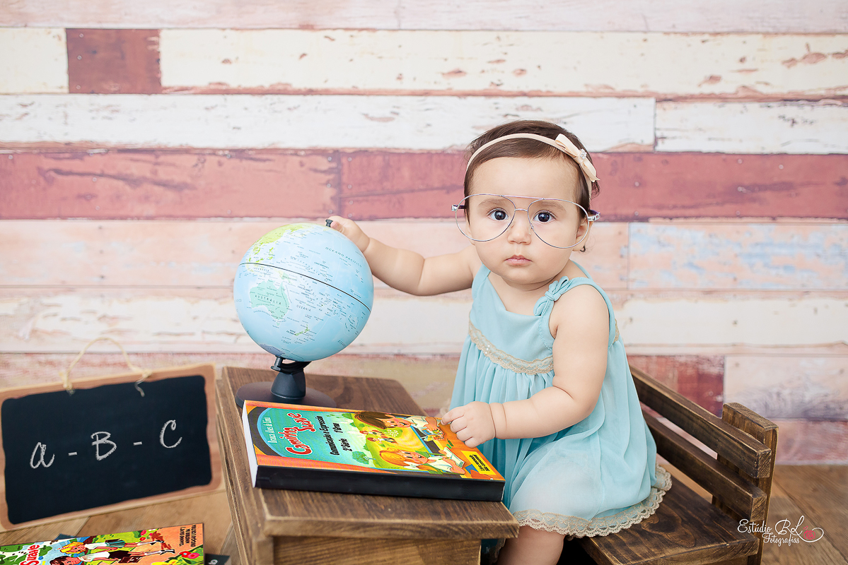 Ensaio do acompanhamento da Julia de 9 meses