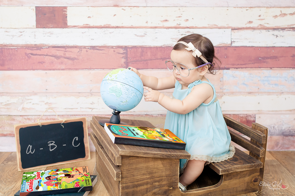 Ensaio do acompanhamento da Julia de 9 meses