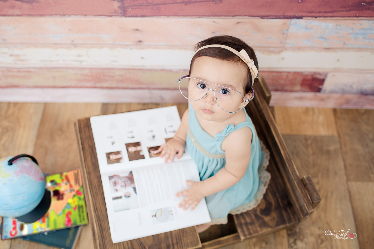 Ensaio do acompanhamento da Julia de 9 meses