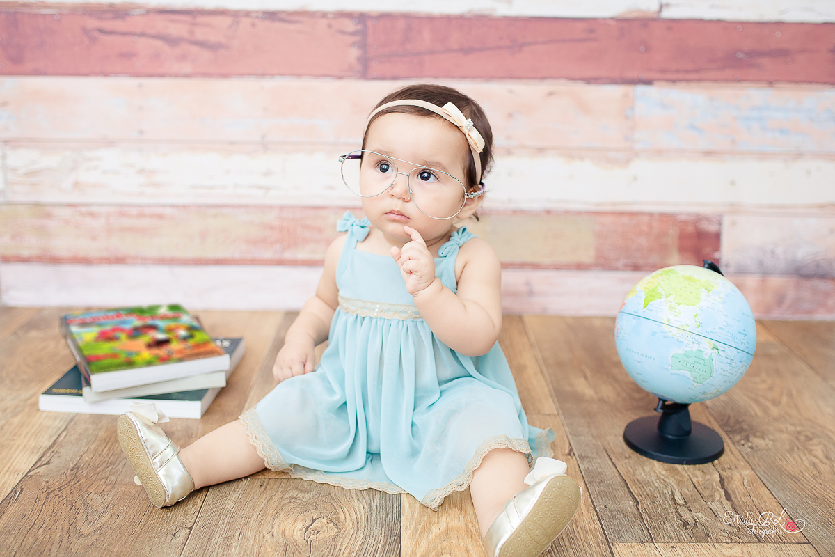 Ensaio do acompanhamento da Julia de 9 meses
