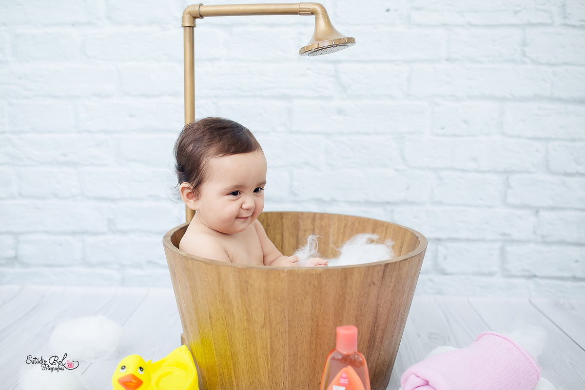 Ensaio do acompanhamento da Julia de 9 meses