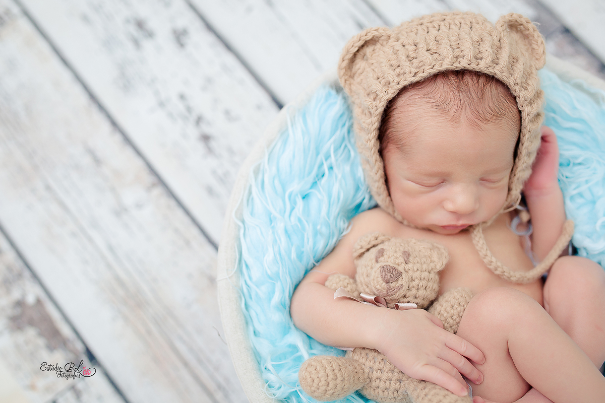 Esse ursinho faz sucesso na sessão