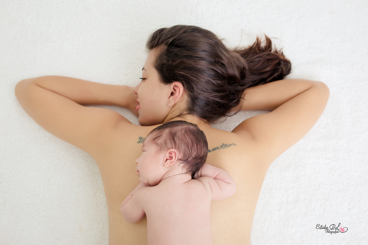 A mamãe também quis uma foto igual a do papai com o Luiz Felipe