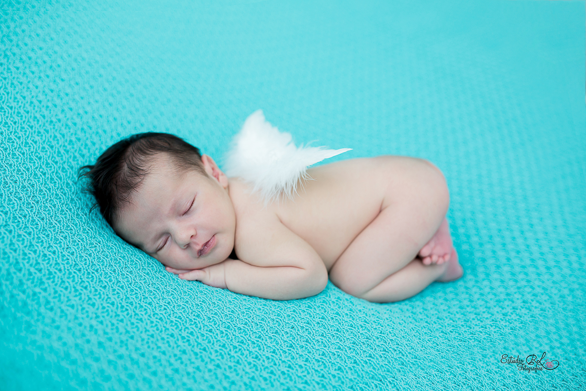 Ensaio recém nascido (newborn) tema anjinho