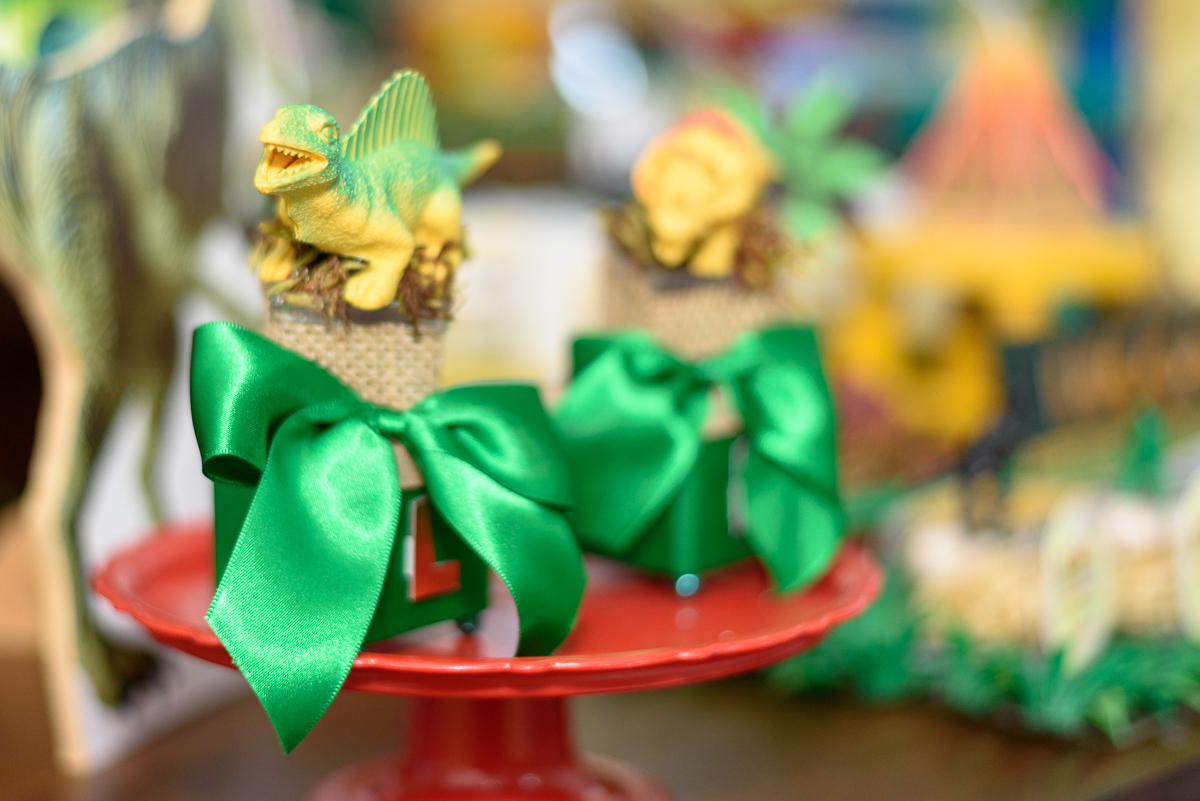 laço verde na decoração