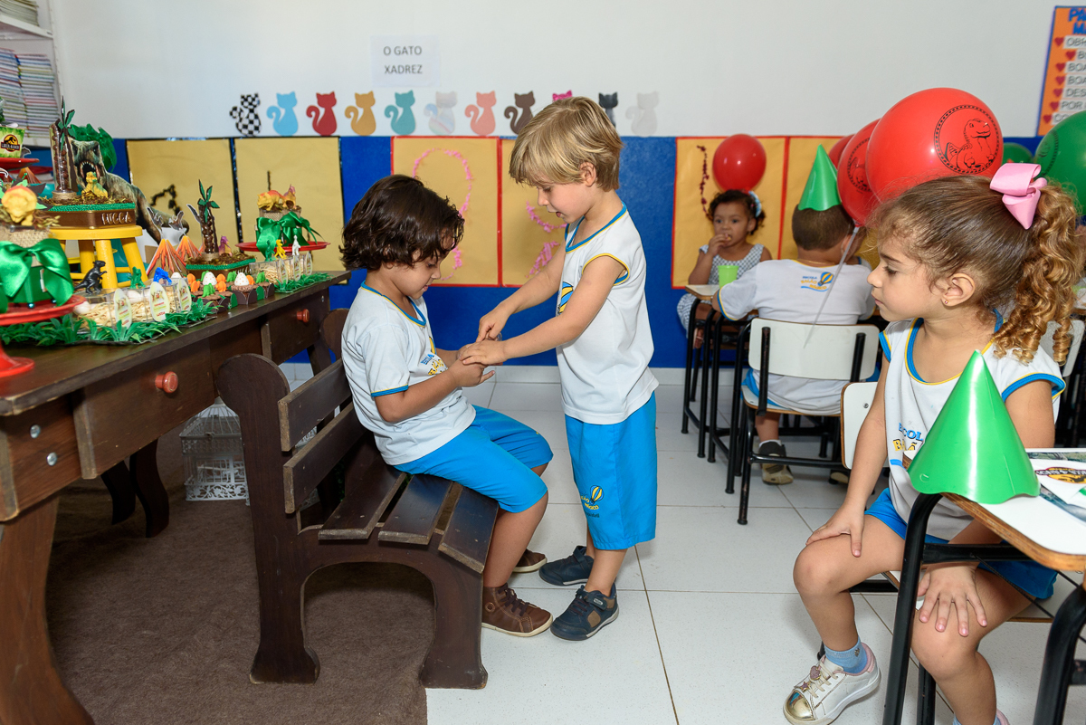 mostrando o presente