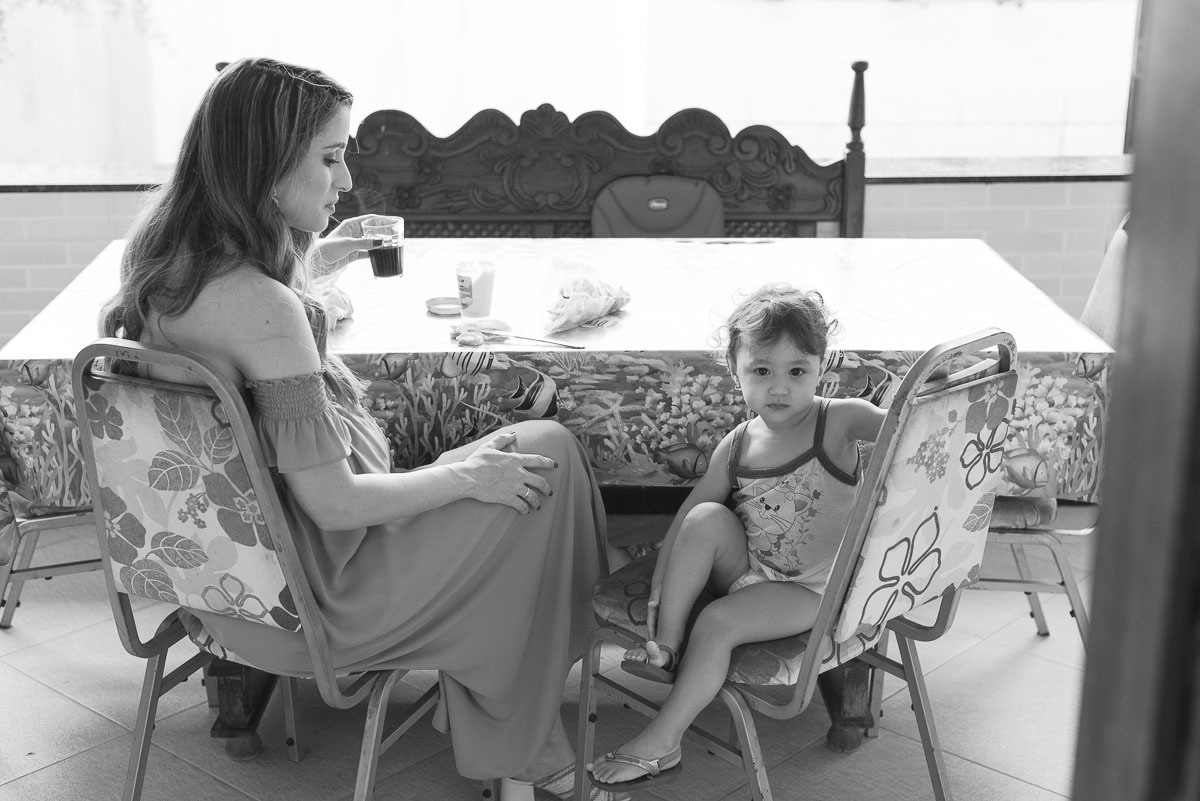 madrinha e afilhada juntas