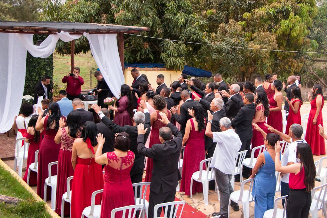 casamento convidados noivo noiva sitio Três Corações - MG 