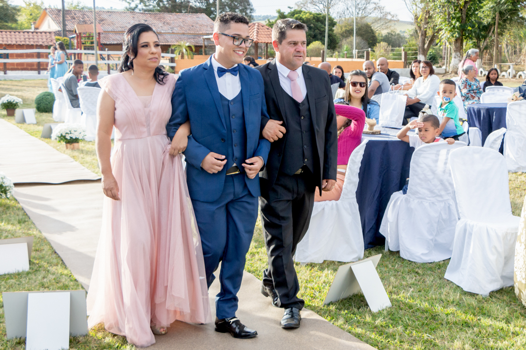 mae noivo pai sitio casamento  Três Corações - MG