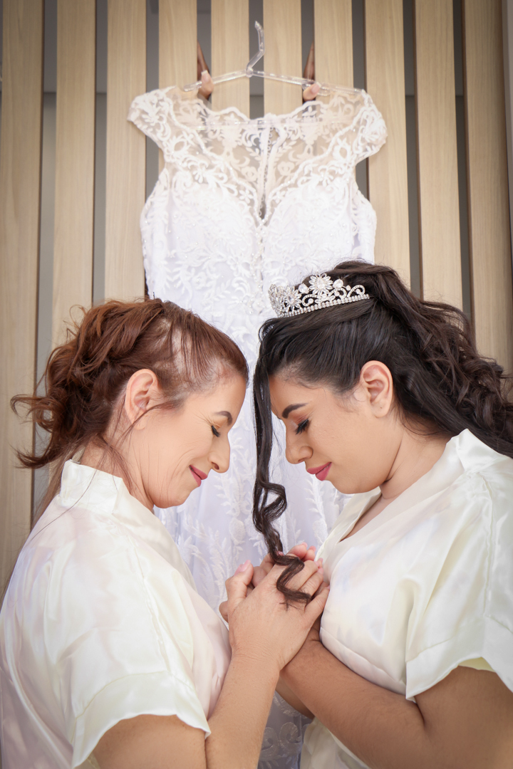  making of a noiva mãe e filha vestido  casamento São Gonçalo do Sapucaí - MG