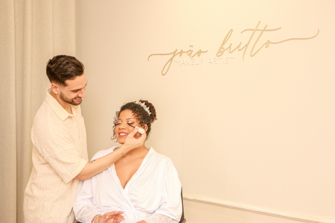 Maquiagem making of noiva São Gonçalo do Sapucaí - MG João Brito 