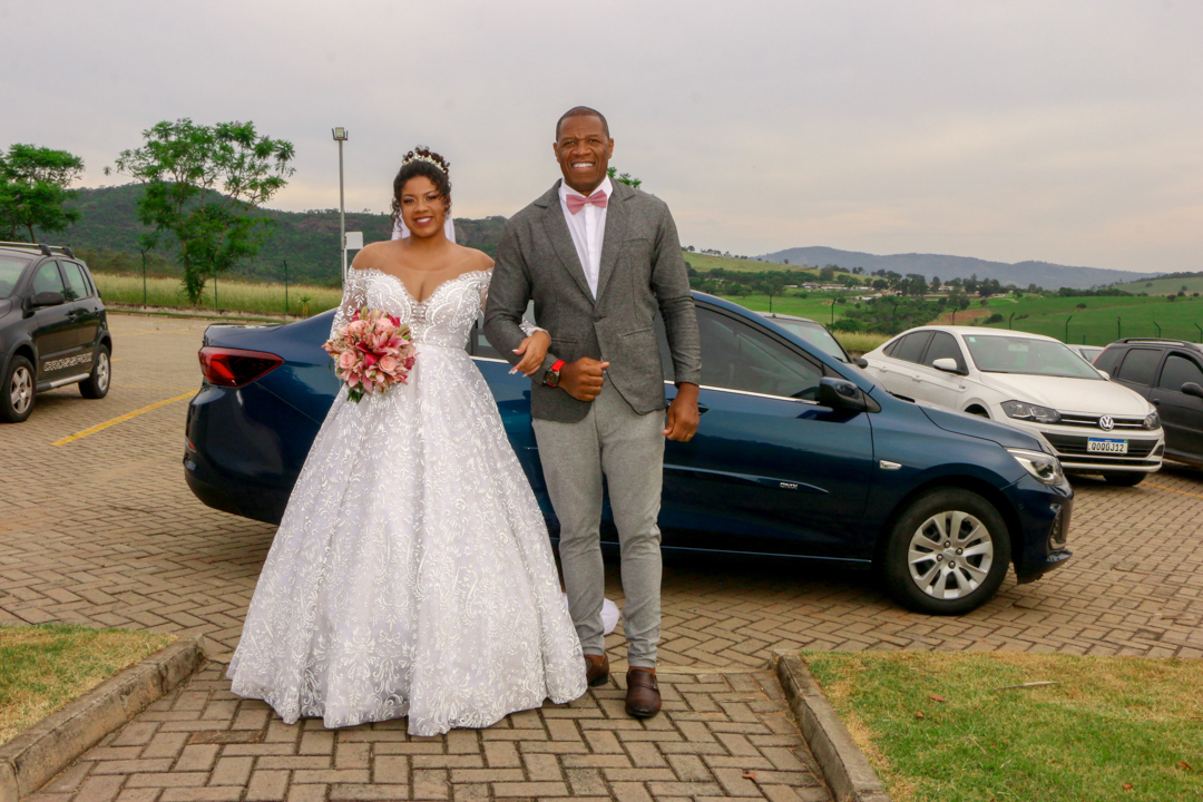 Entrada Noiva com o pai Casamento São Gonçalo do Sapucaí - MG 