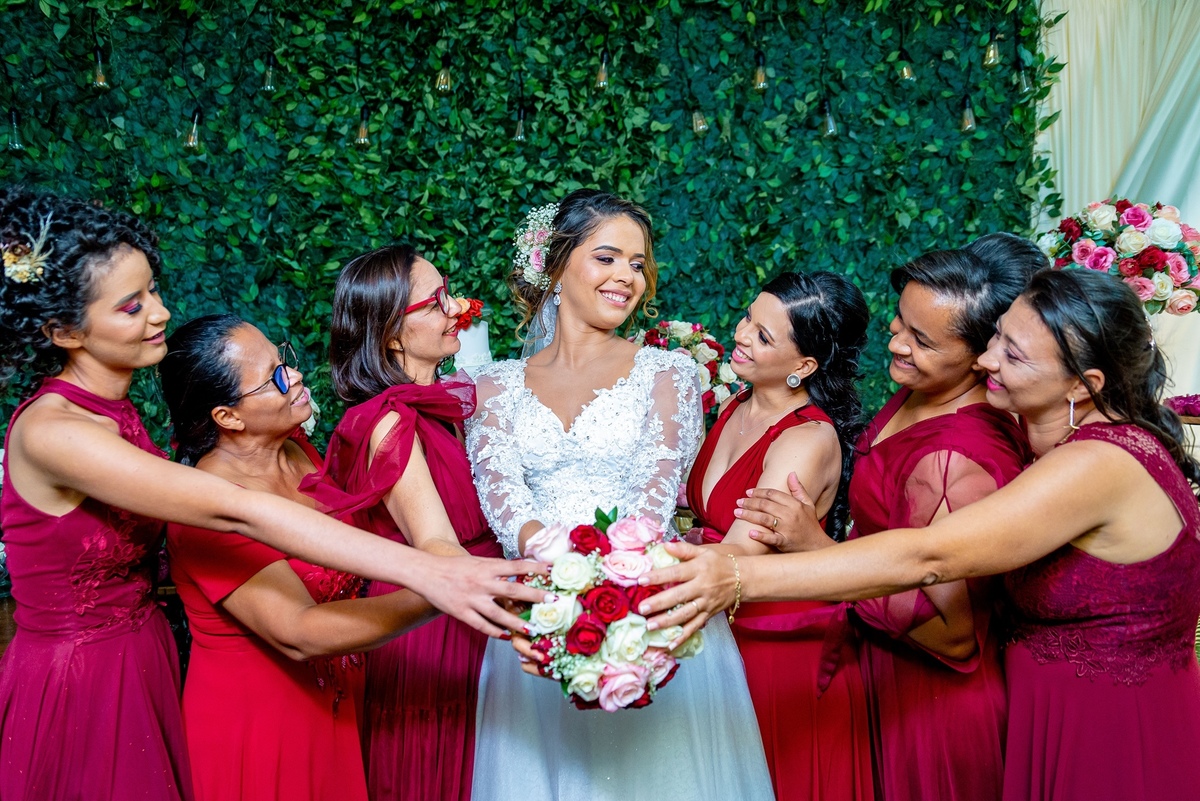 casamento ao ar livre noturno