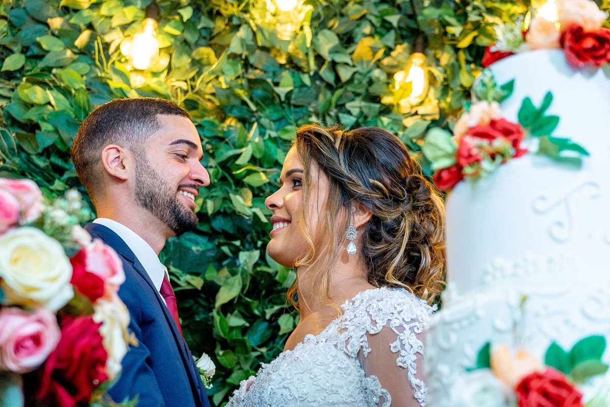 casamento ao ar livre noturno