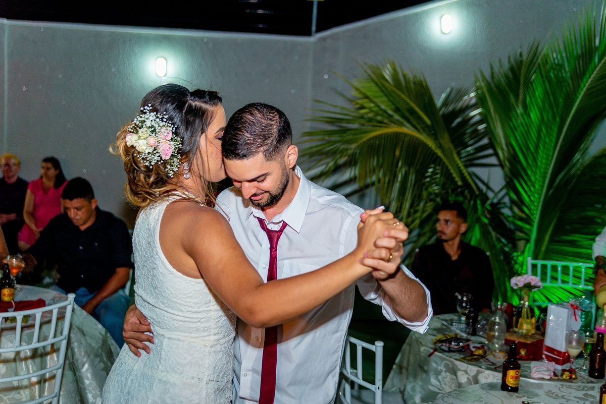 casamento ao ar livre noturno
