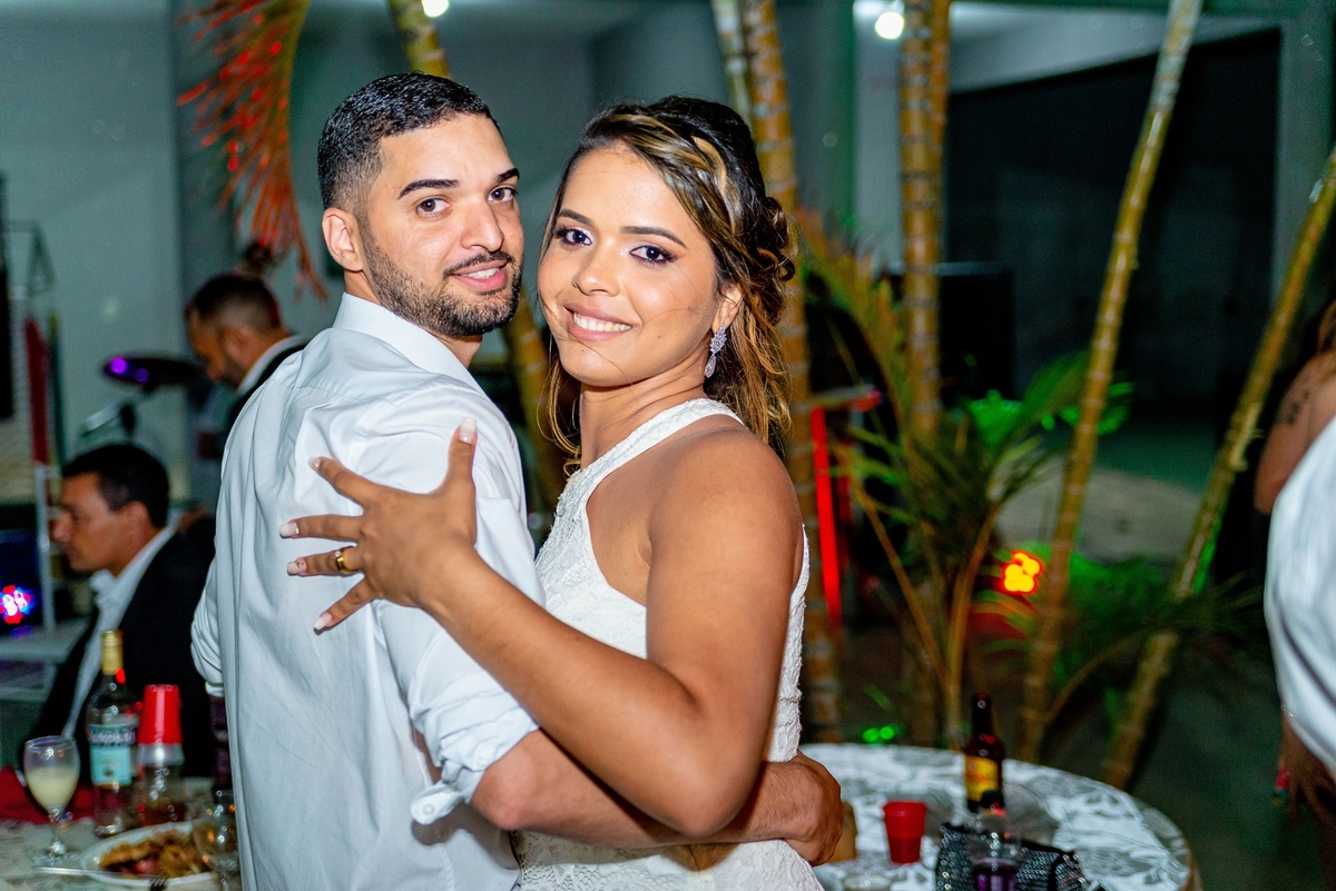 casamento ao ar livre noturno