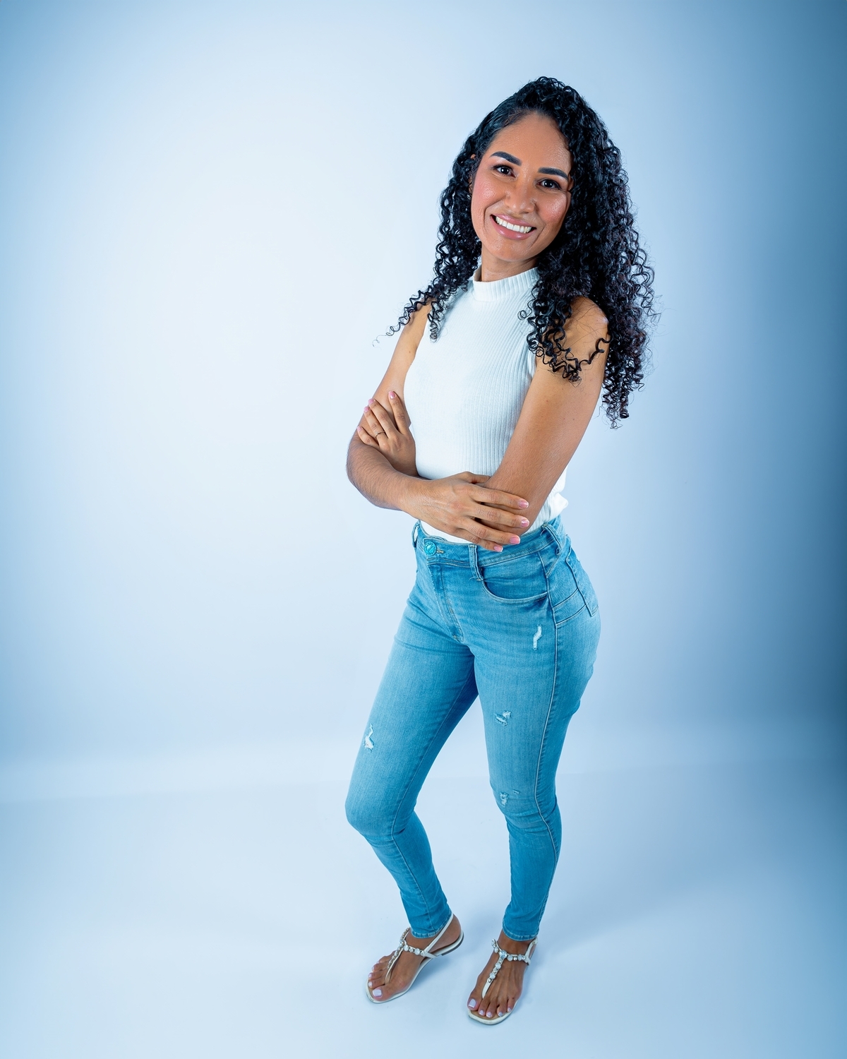 Ensaio feminino em estúdio 