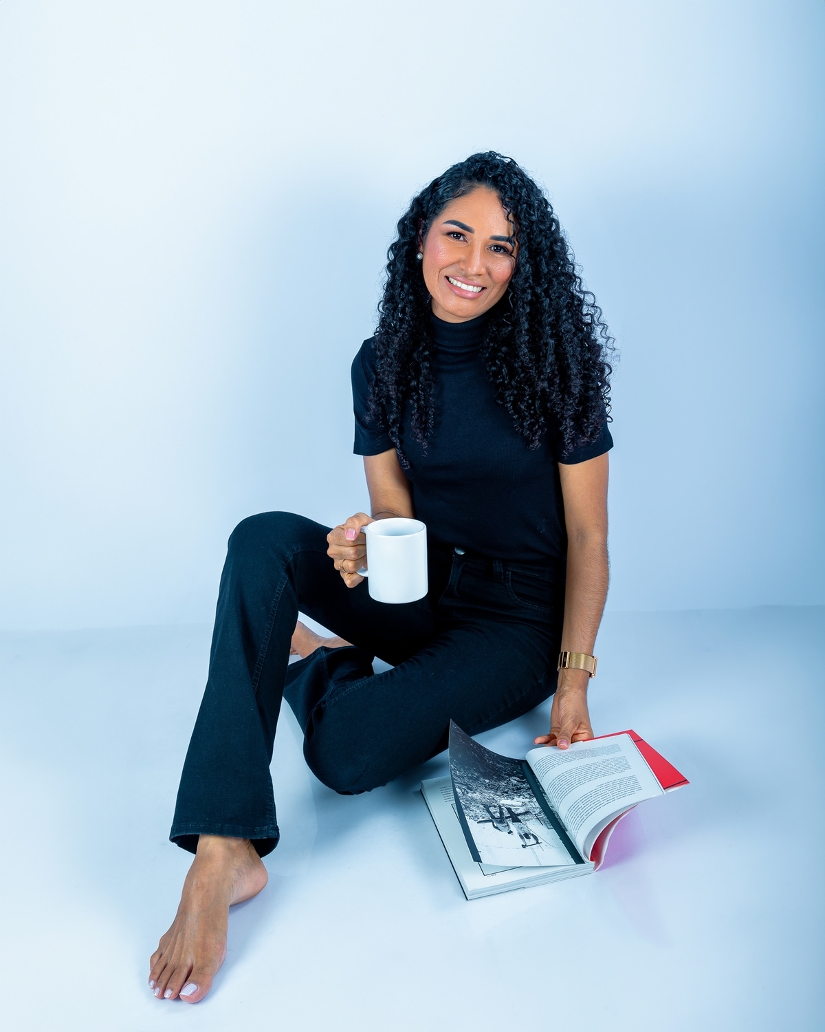 Ensaio feminino em estúdio 