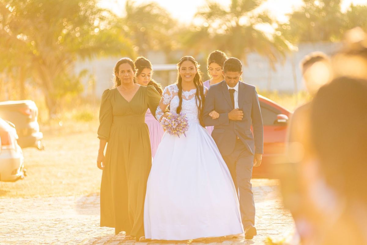casamento no por do sol