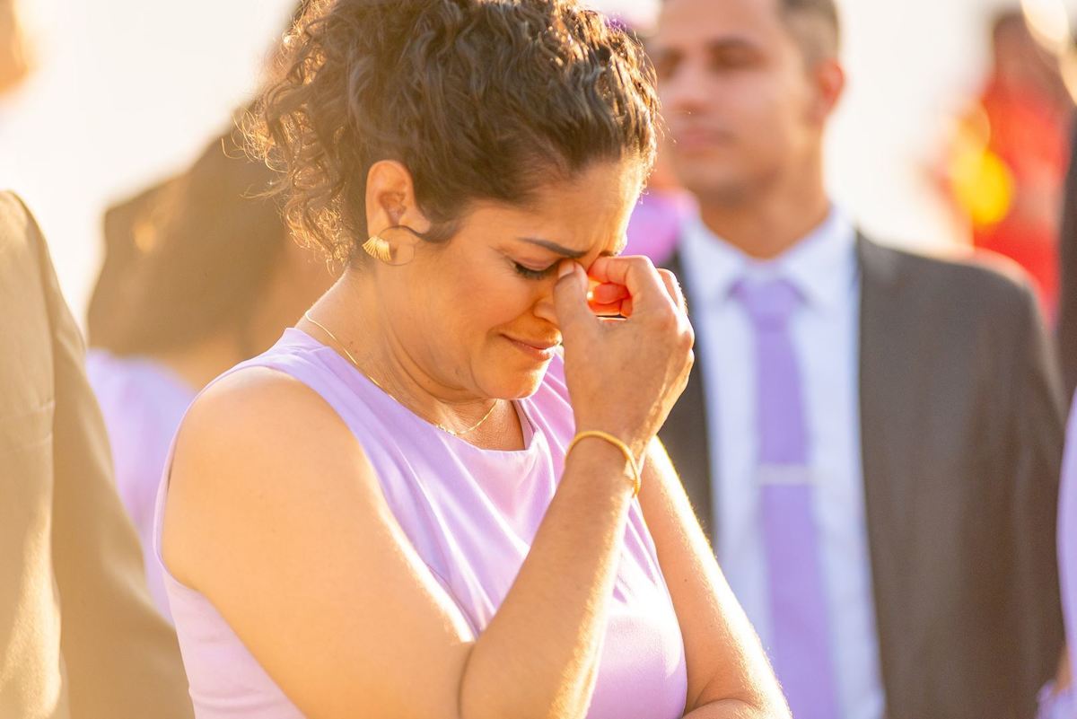 casamento no por do sol