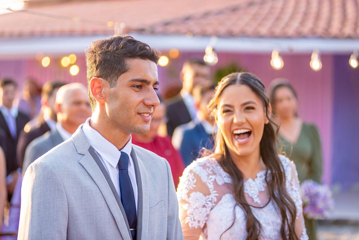 casamento no por do sol