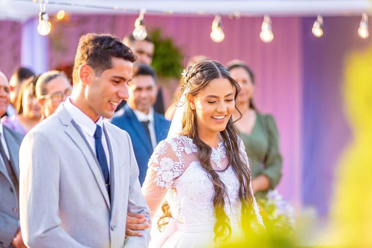 casamento no por do sol