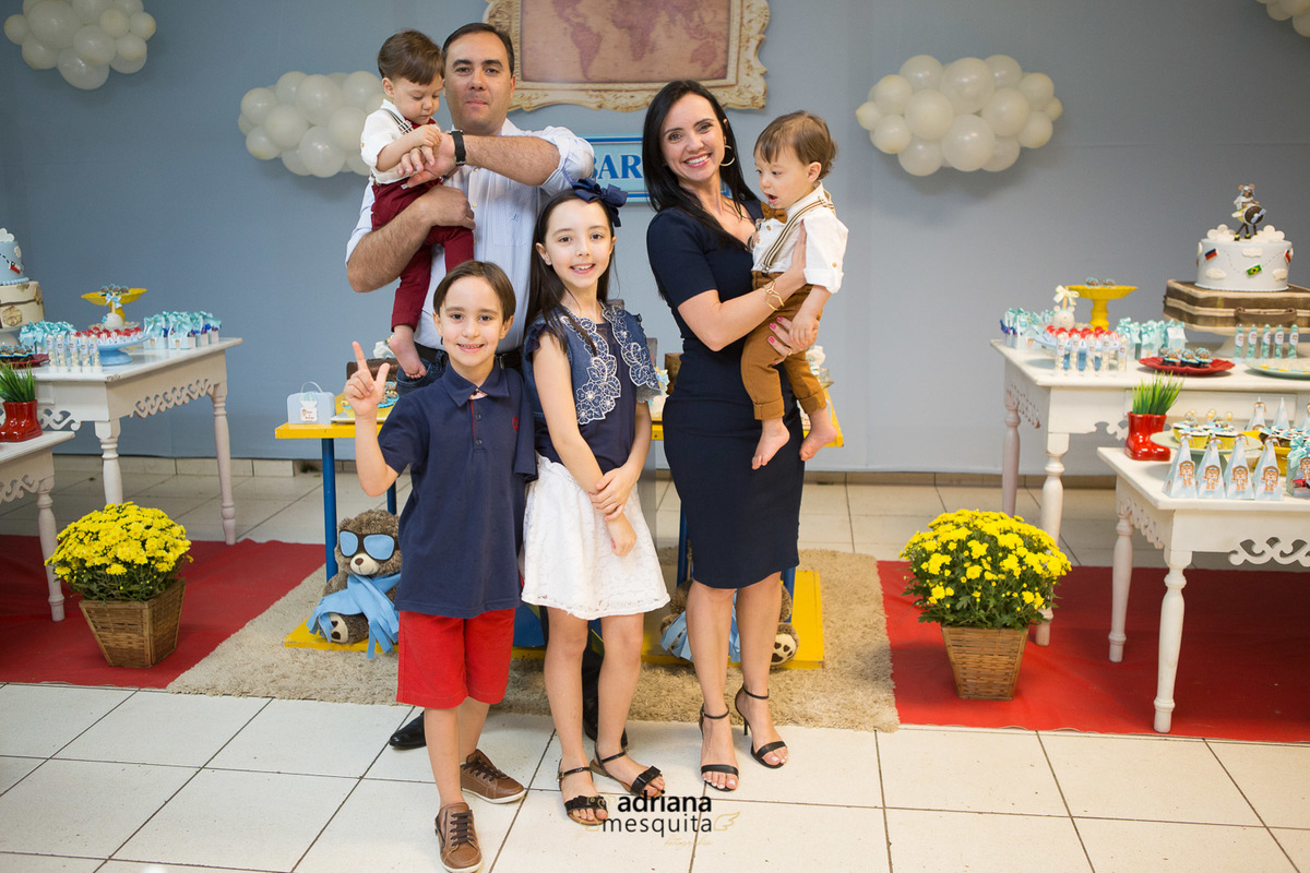 aniversário gêmeos aviador bluemoon petit filo uberlandia