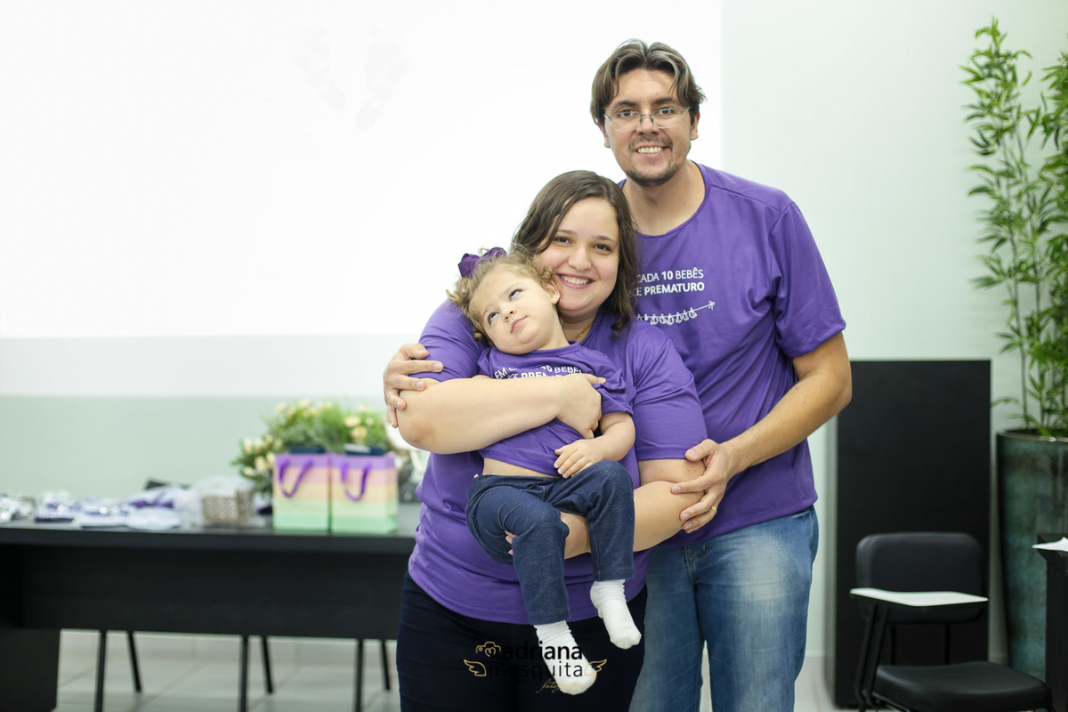 Encontro de Prematuridade 2017, registro pela fotografa Adriana Mesquita no Hospital Santa Genoveva em Uberlândia