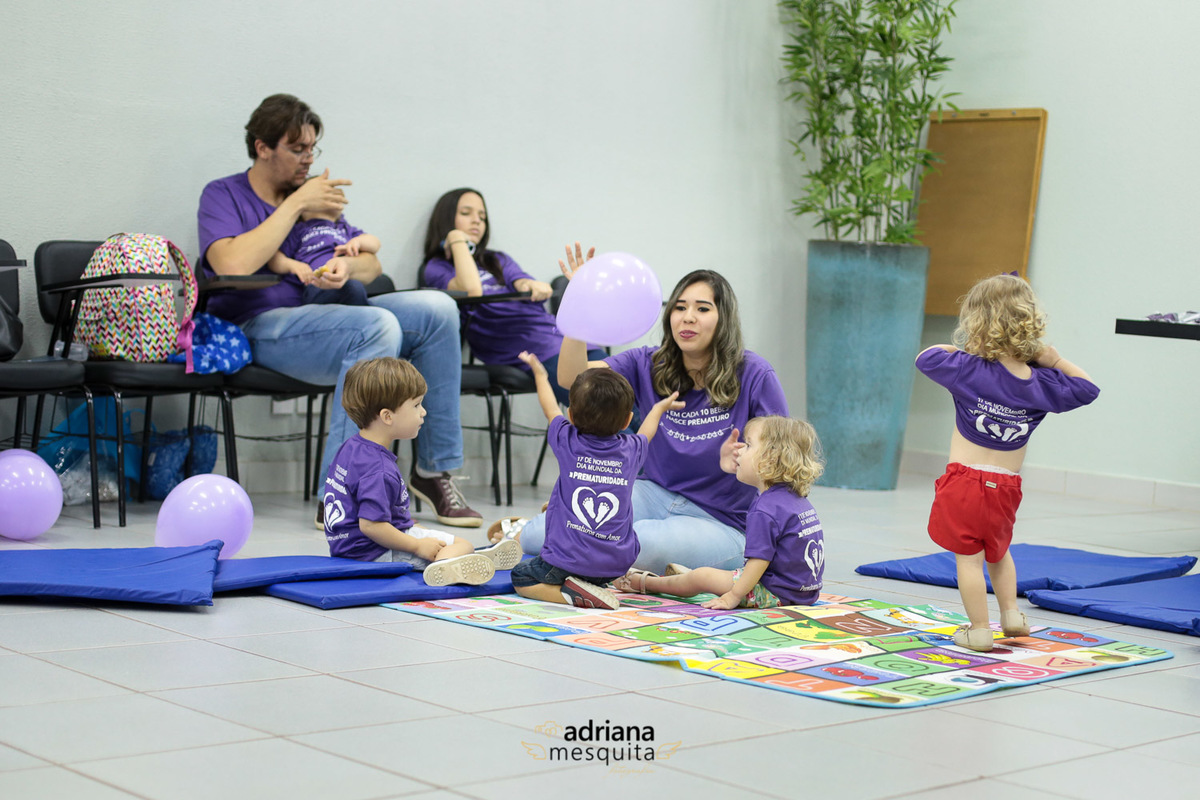 Encontro de Prematuridade 2017, registro pela fotografa Adriana Mesquita no Hospital Santa Genoveva em Uberlândia