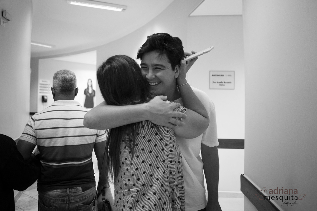 Nascimento da Naira, parto registrado no Hospital Santa Genoveva pela fotografa Adriana Mesquita