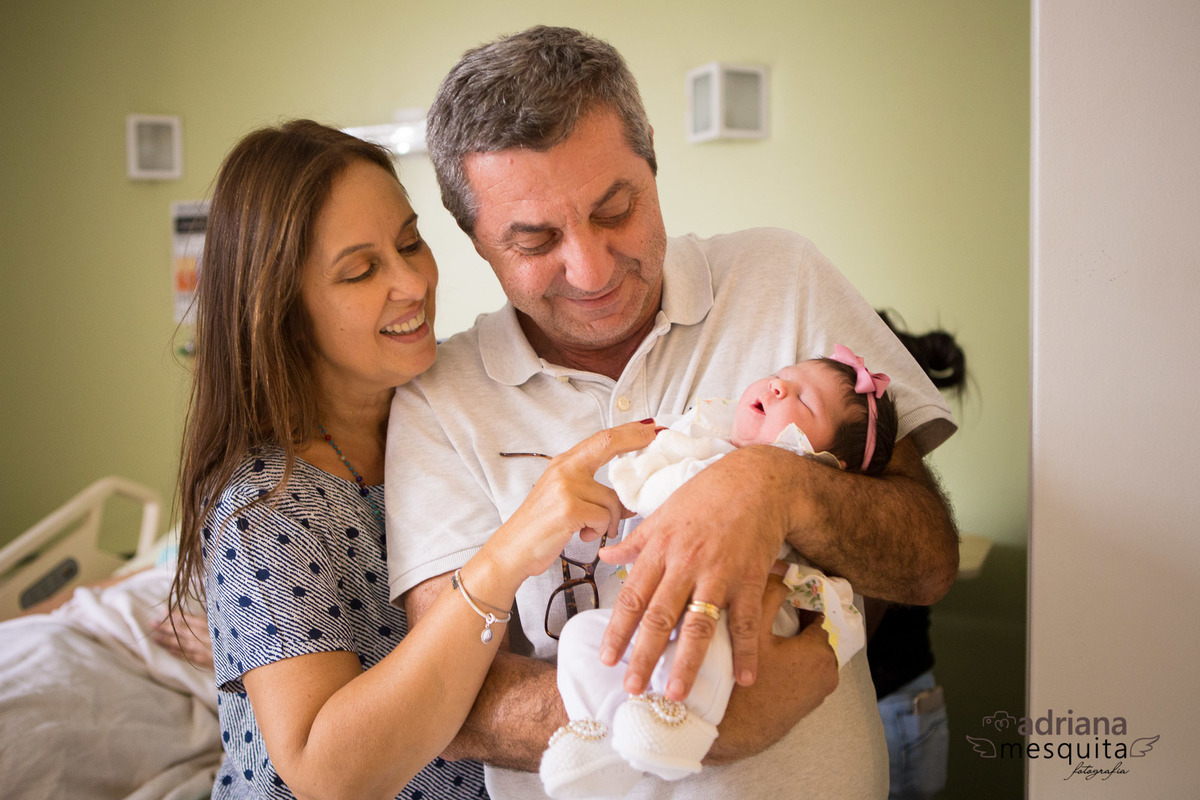 Nascimento da Naira, parto registrado no Hospital Santa Genoveva pela fotografa Adriana Mesquita