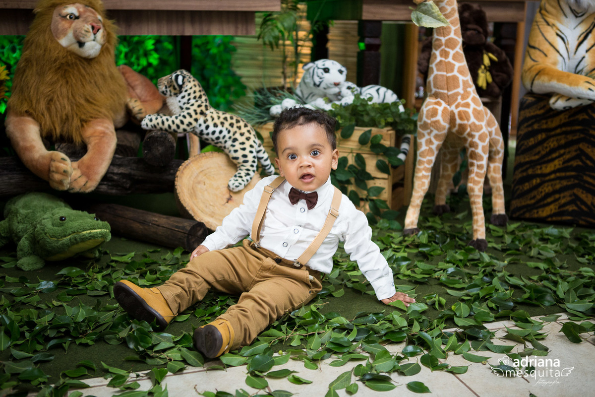Aniversário do João Lucas ao estilo Safari by a fotografo Adriana Mesquita