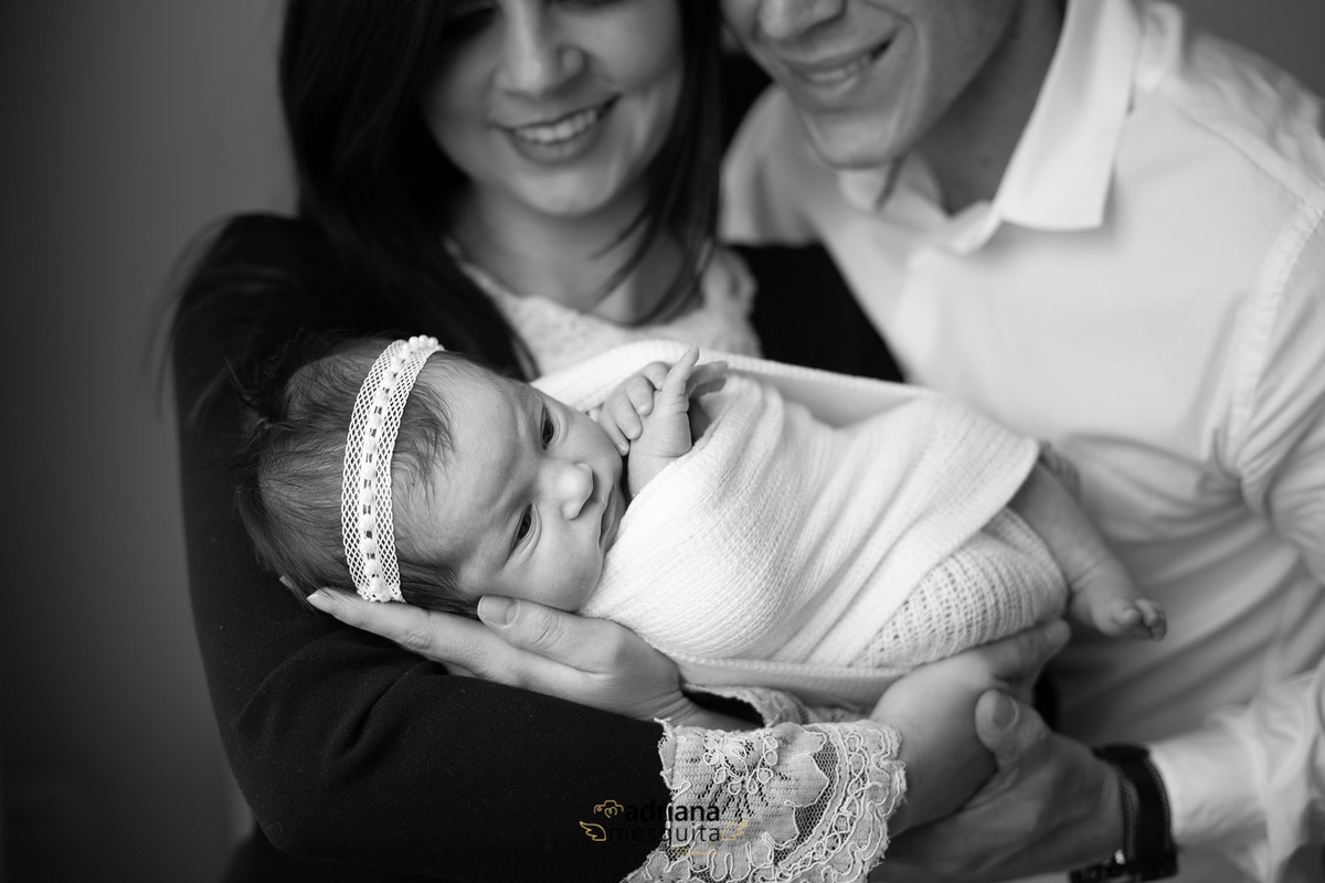 ensaio newborn com a familia