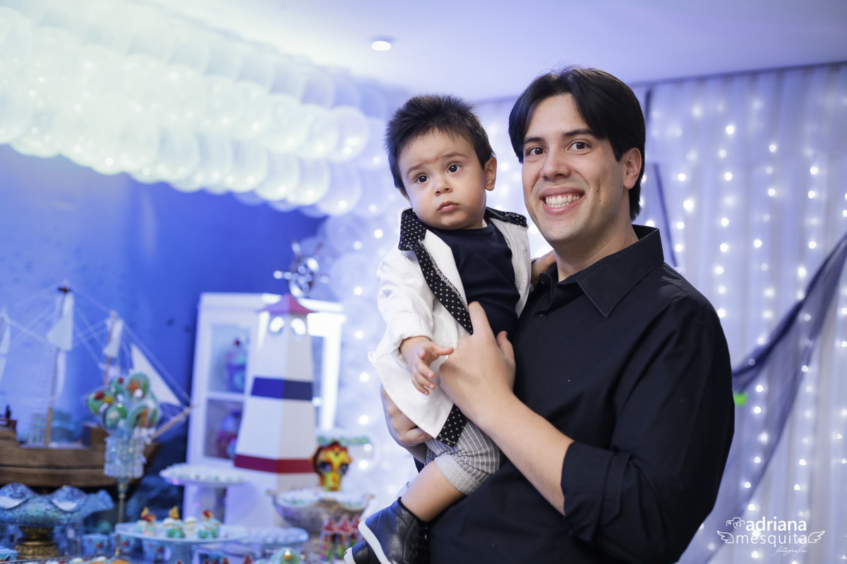 Festa com tema fundo do Mar, do Tomás, registro da fotografa Adriana Mesquita