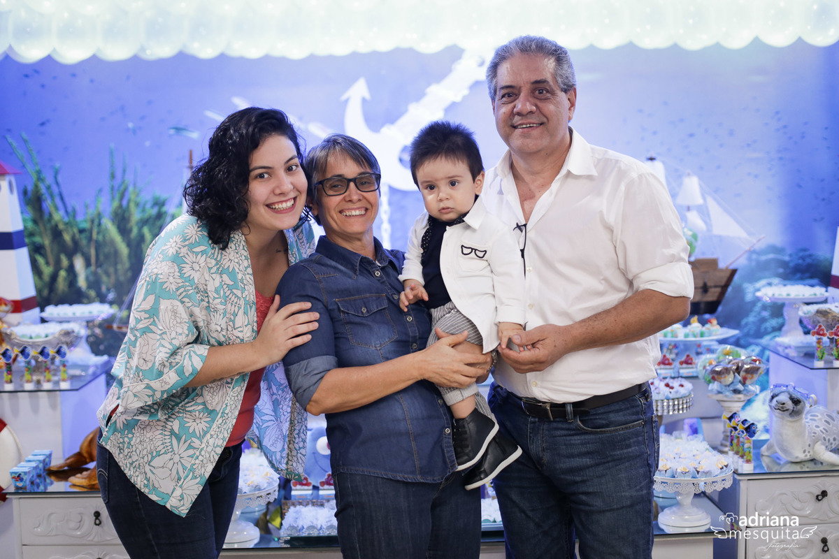 Festa com tema fundo do Mar, do Tomás, registro da fotografa Adriana Mesquita