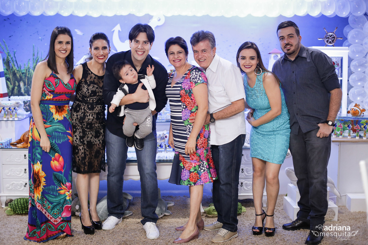 Festa com tema fundo do Mar, do Tomás, registro da fotografa Adriana Mesquita