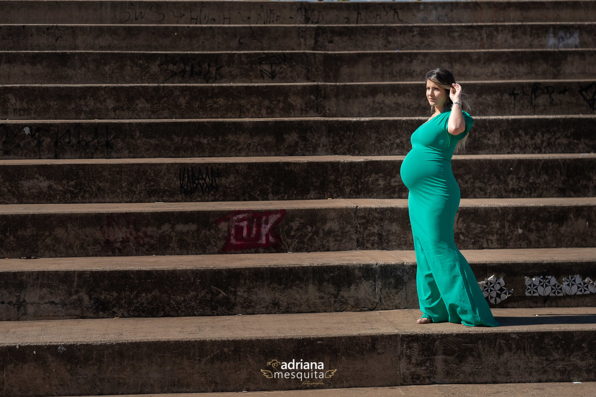 ensaio gestante urbano grafite dequete