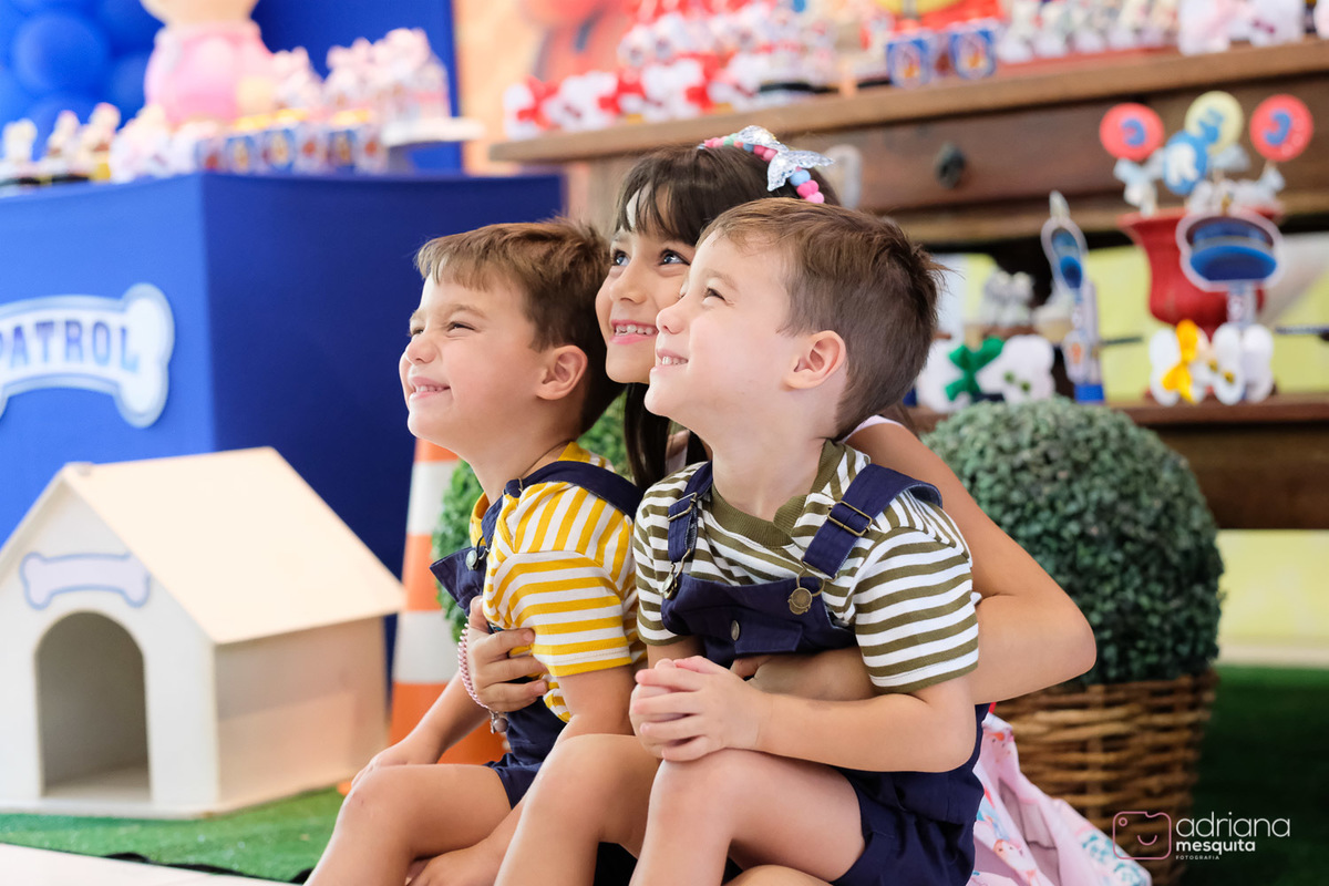 aniversário infantil bala e balão raul e rodrigo patrulha canina adriana mesquita