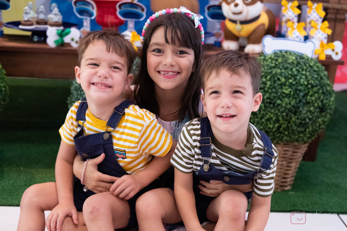 aniversário infantil bala e balão raul e rodrigo patrulha canina adriana mesquita