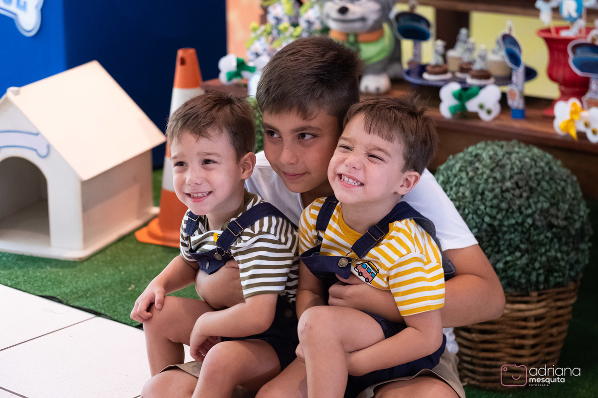 aniversário infantil bala e balão raul e rodrigo patrulha canina adriana mesquita