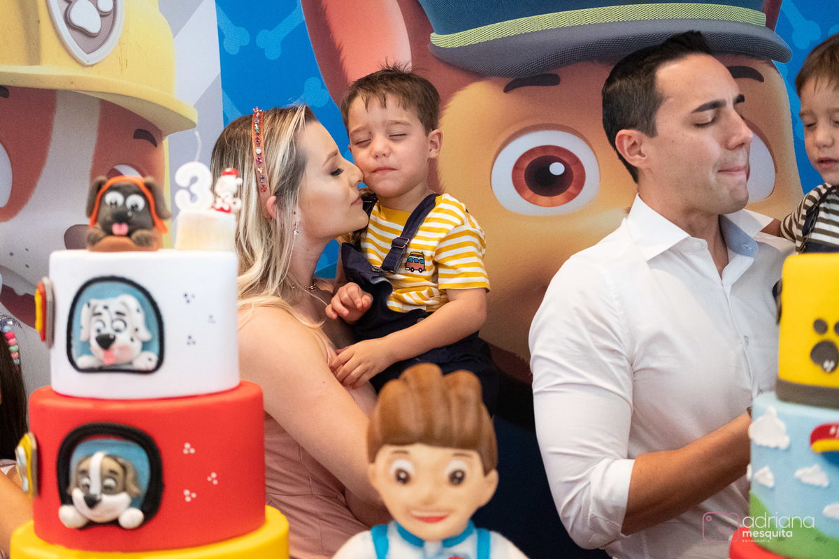aniversário infantil bala e balão raul e rodrigo patrulha canina adriana mesquita