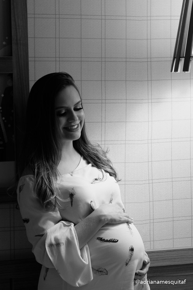 ensaio gestante em estúdio adriana mesquita uberlandia