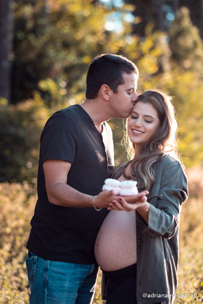 ensaio gestante floresta do lobo uberlândia minas gerais externo fotografo por do sol