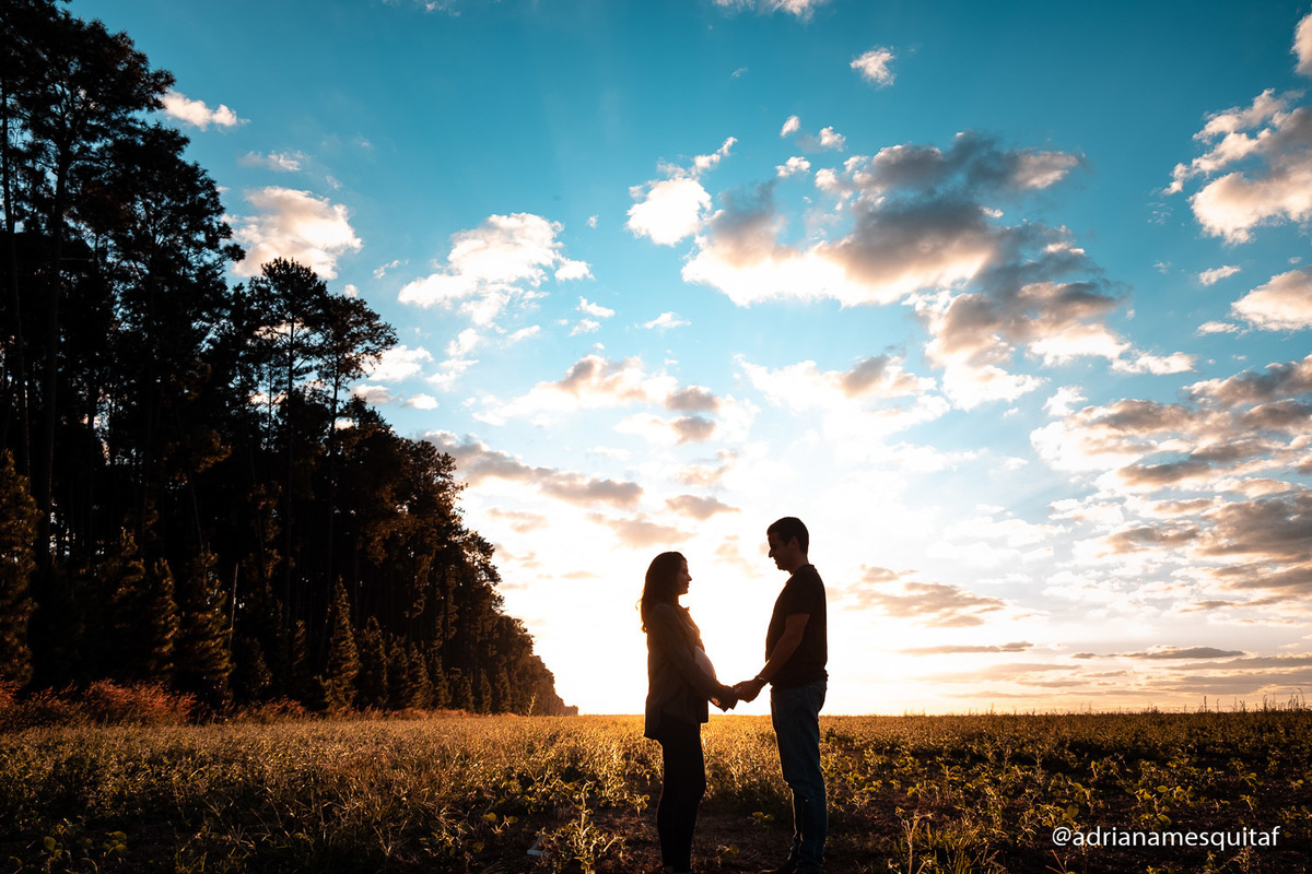 ensaio gestante floresta do lobo uberlândia minas gerais externo fotografo por do sol