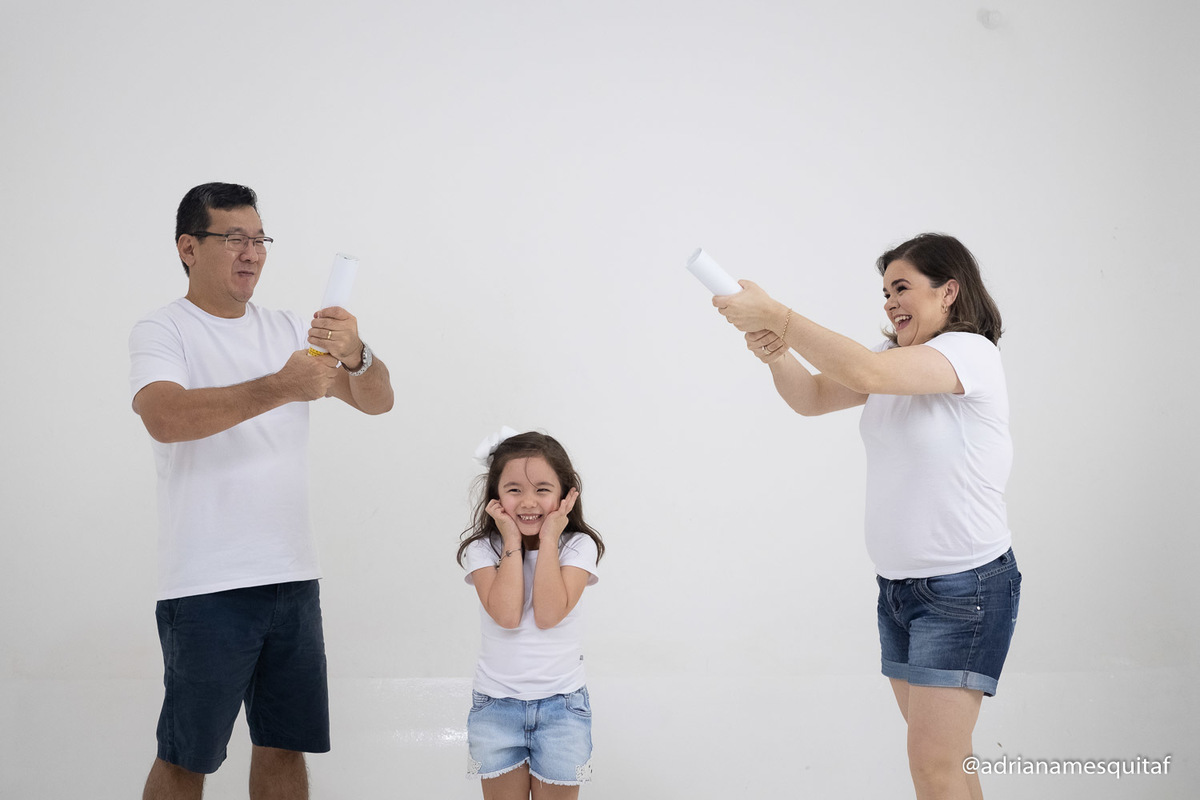 ensaio para revelar sexagem do bebê