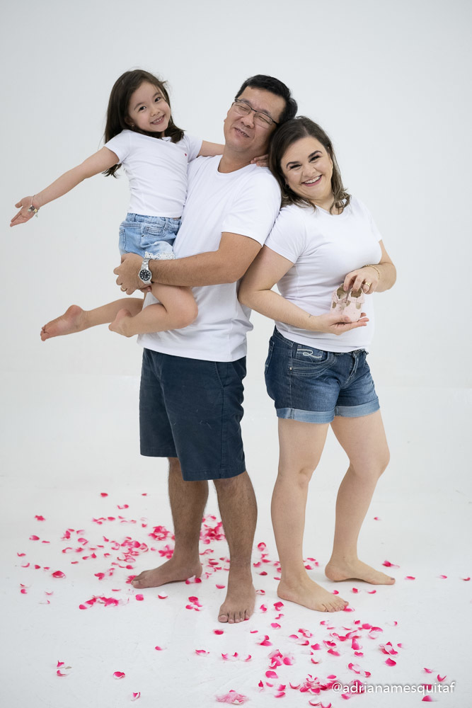 ensaio para revelar sexagem do bebê