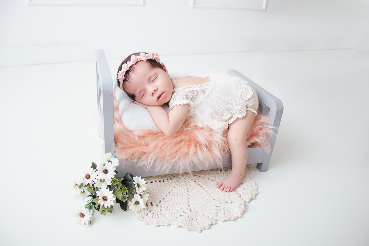Ensaio Fotográfico Newborn realizado no Estudio em Alphaville